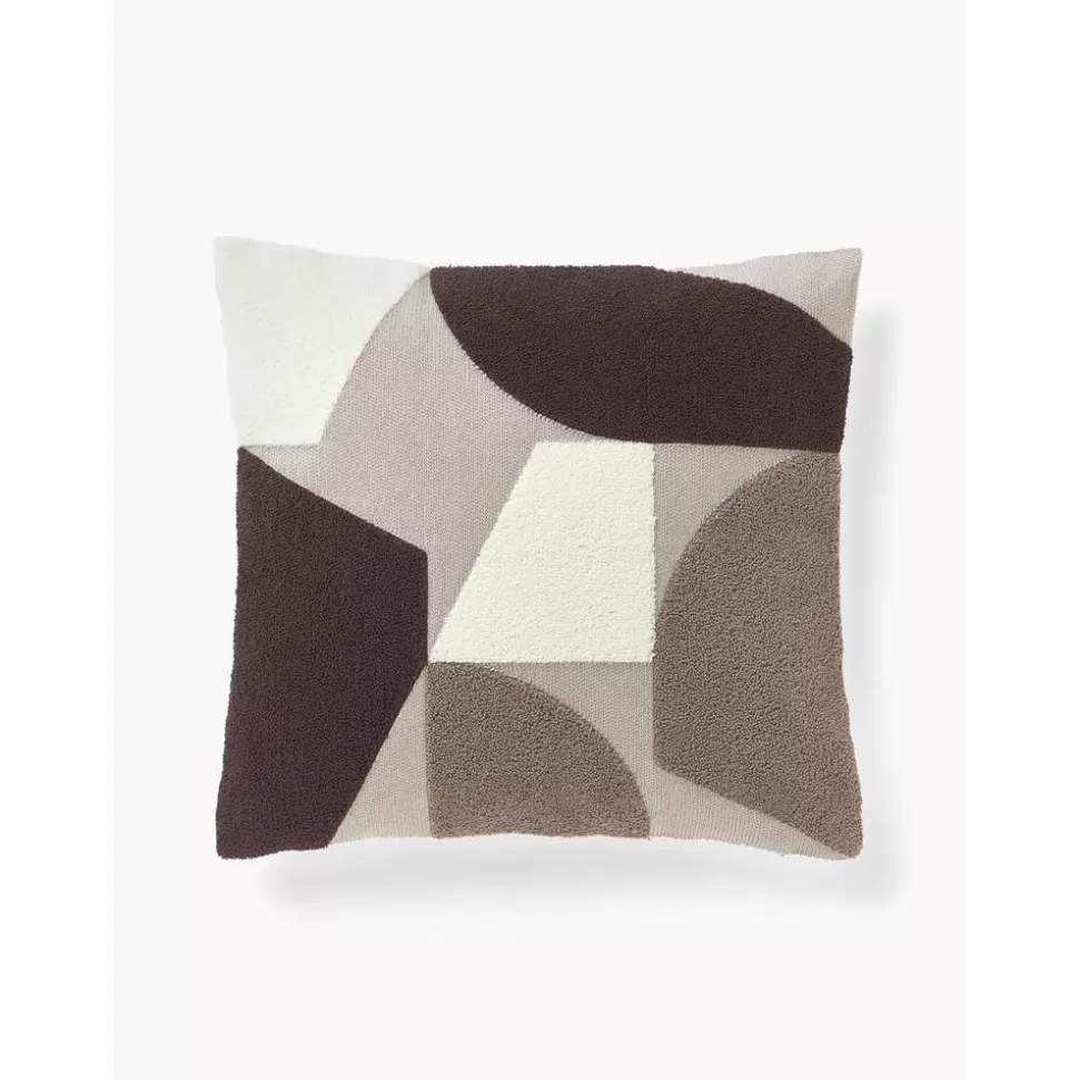 Outlet Westwing Collection Baumwoll-Kissenhulle Nomi Mit Abstrakter Verzierung