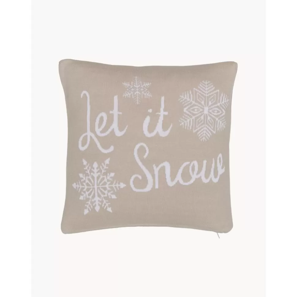 Sale Westwing Collection Bestickte Kissenhulle Let It Snow