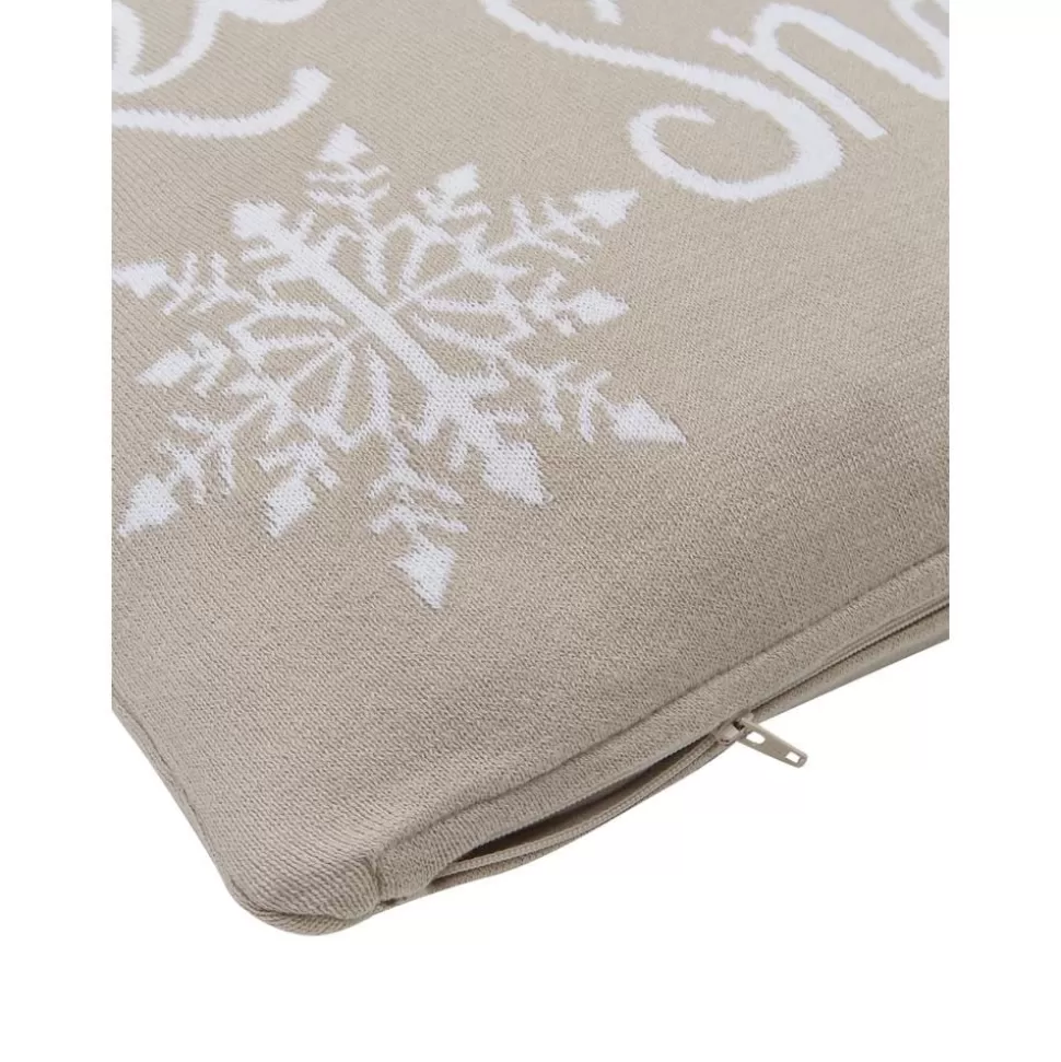 bestickte_kissenhulle_let_it_snow_2-4.webp Sale Westwing Collection Bestickte Kissenhulle Let It Snow