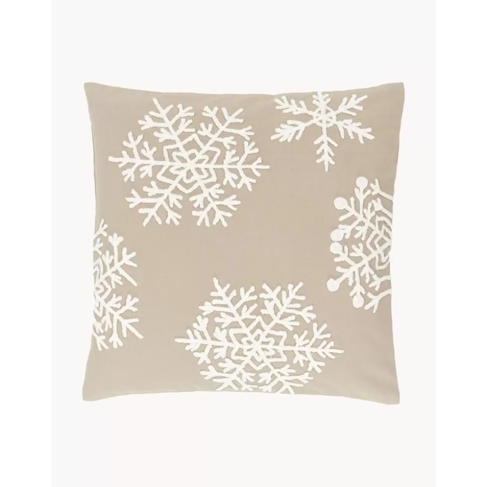 Cheap Westwing Collection Bestickte Kissenhulle Snowflake