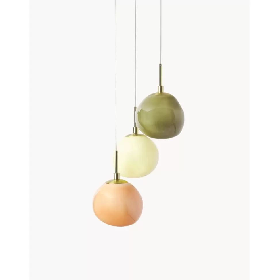 Shop Westwing Collection Cluster-Pendelleuchte Josie Aus Opalglas