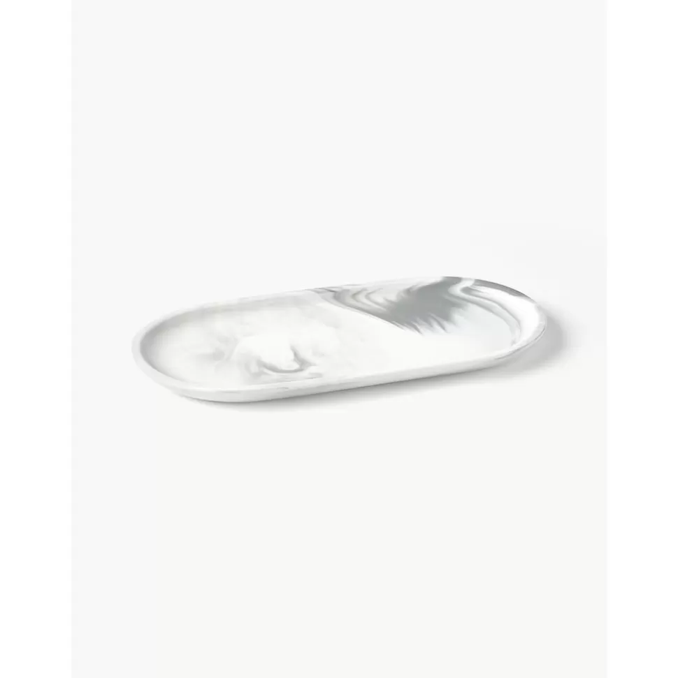 Shop Westwing Collection Deko-Tablett Livana In Marmoroptik