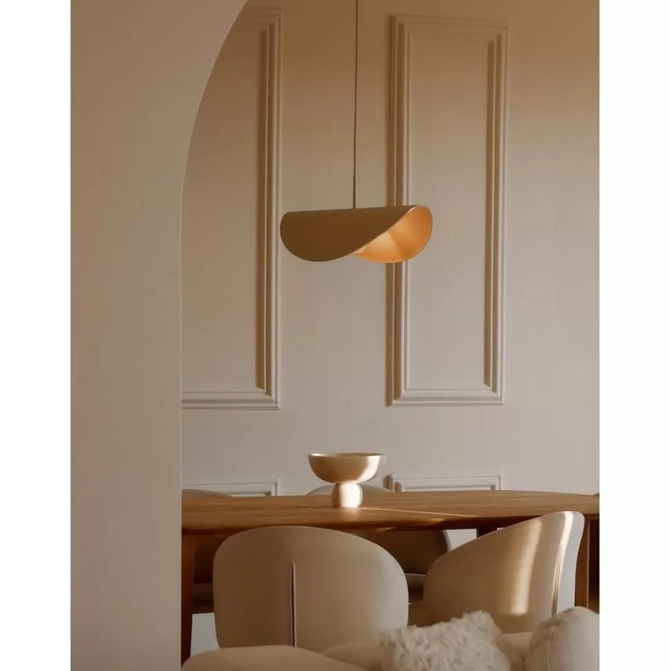 Hot Westwing Collection Design-Pendelleuchte Kenzie Aus Leinen