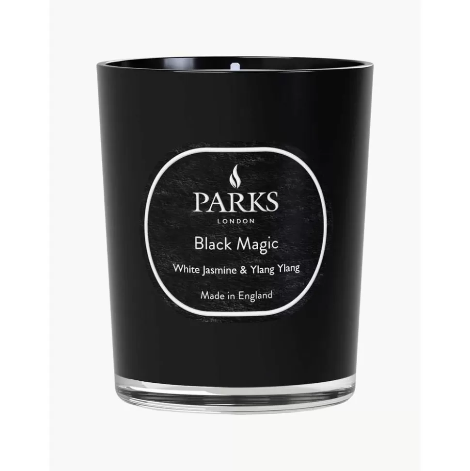 Fashion Parks London Duftkerze Black Magic (Weiser Jasmin, Ylang Ylang & Sandelholz)