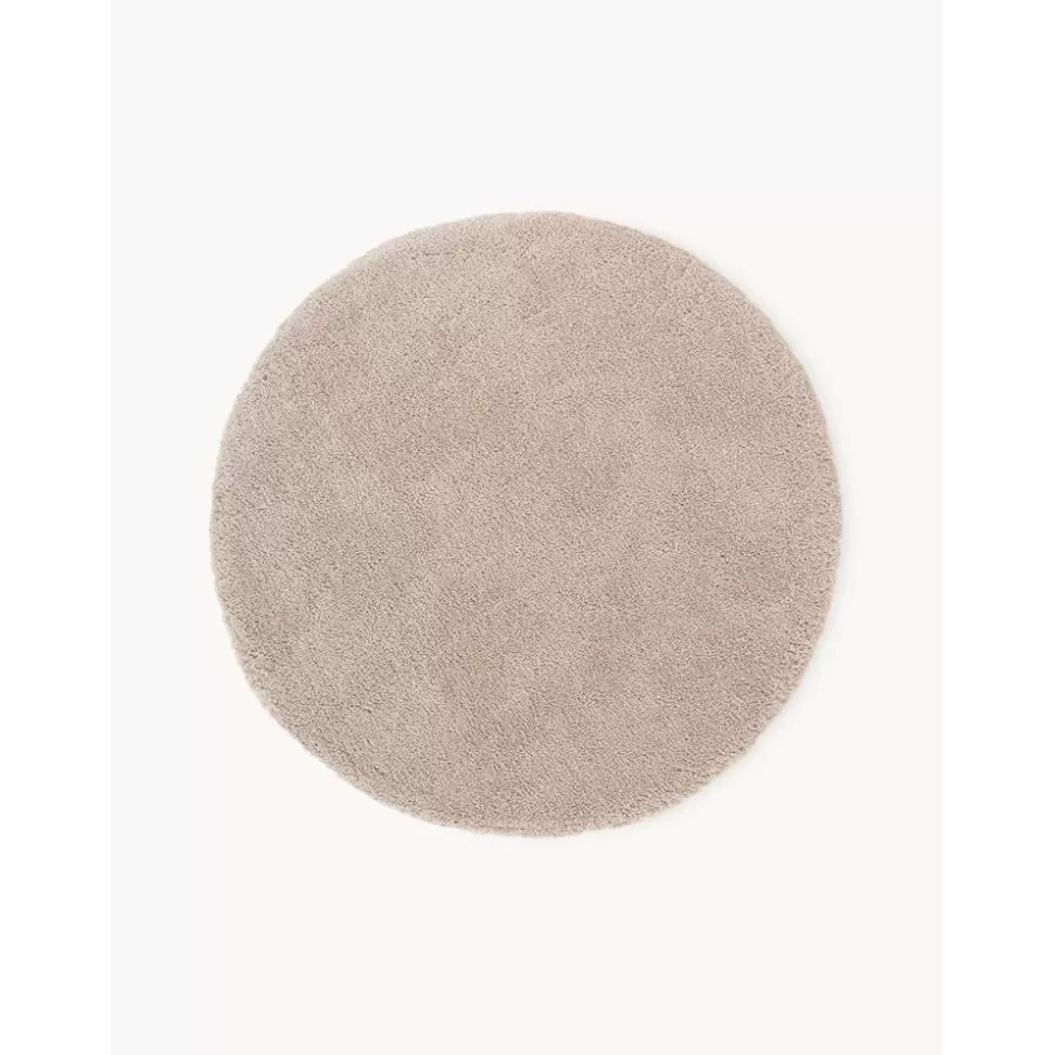 Outlet Westwing Collection Flauschiger Runder Hochflor-Teppich Leighton