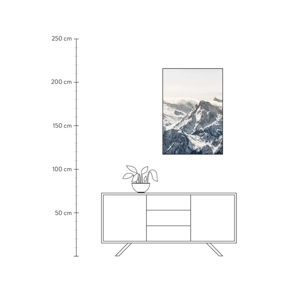 Discount Malerifabrikken Gerahmter Digitaldruck White Mountain