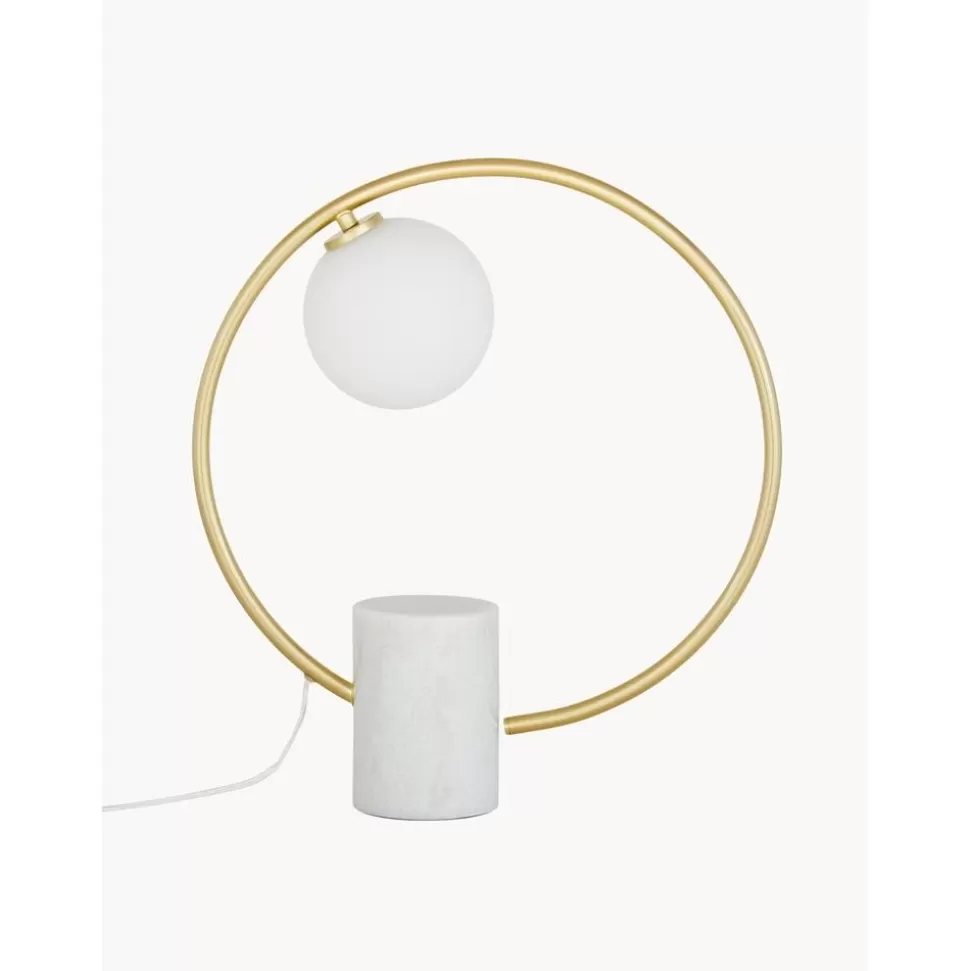Flash Sale Westwing Collection Glam-Tischlampe Soho Mit Marmorfus