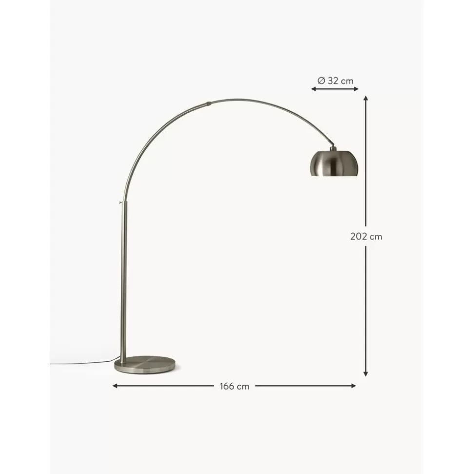 grose_bogenlampe_bowie_5-10.webp Best Sale Westwing Collection Grose Bogenlampe Bowie