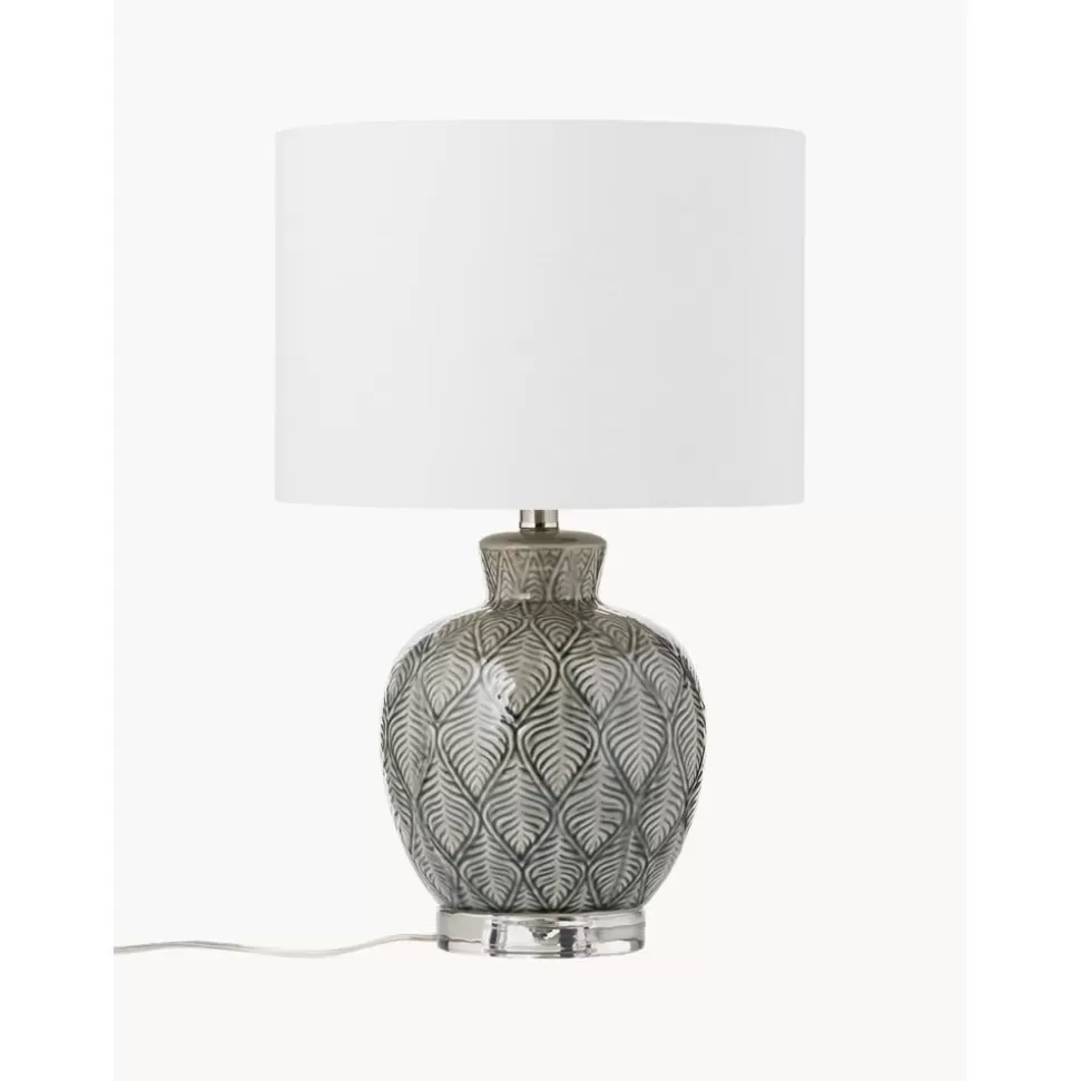 Store Westwing Collection Grose Keramik-Tischlampe Brooklyn