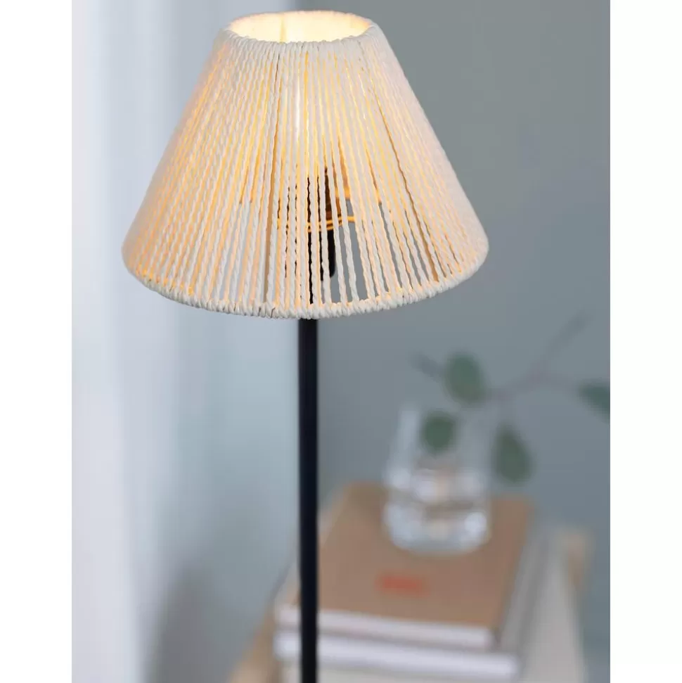 New Markslöjd Grose Nachttischlampe Corda Mit Geflecht