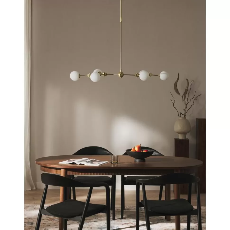 Flash Sale Westwing Collection Grose Pendelleuchte Aurelia Aus Opalglas