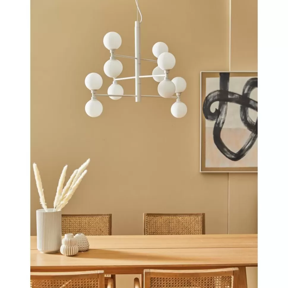 Fashion Westwing Collection Grose Pendelleuchte Grover Mit Glaskugeln