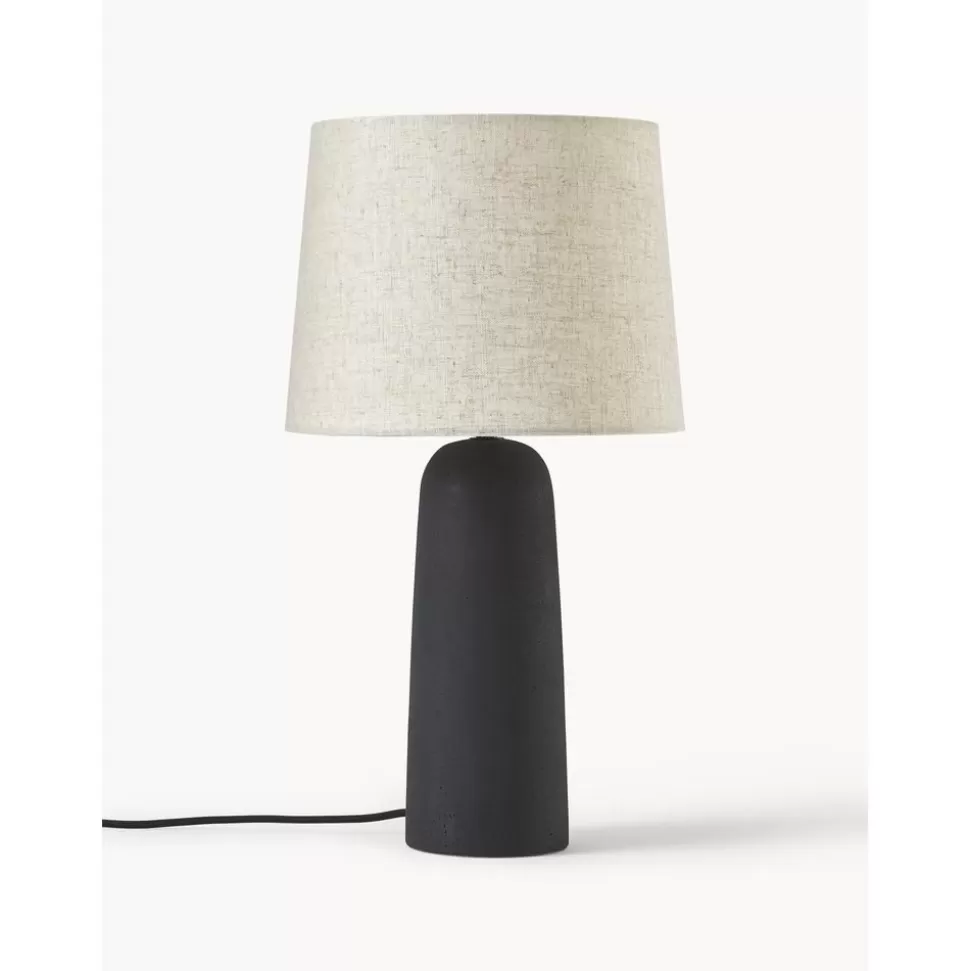 New Westwing Collection Grose Tischlampe Kaya Mit Betonfus
