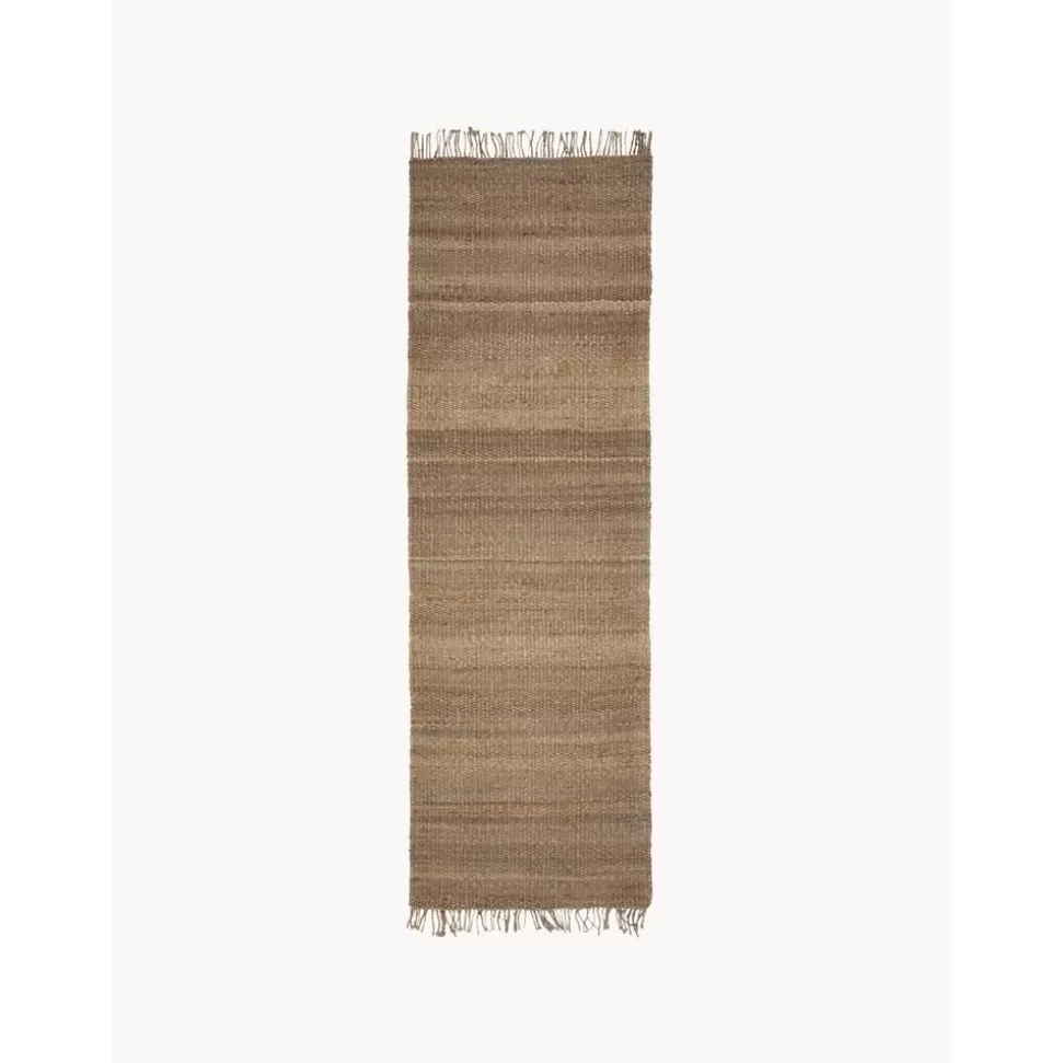 Flash Sale Westwing Collection Handgefertigter Jute-Laufer Naturals Mit Fransen