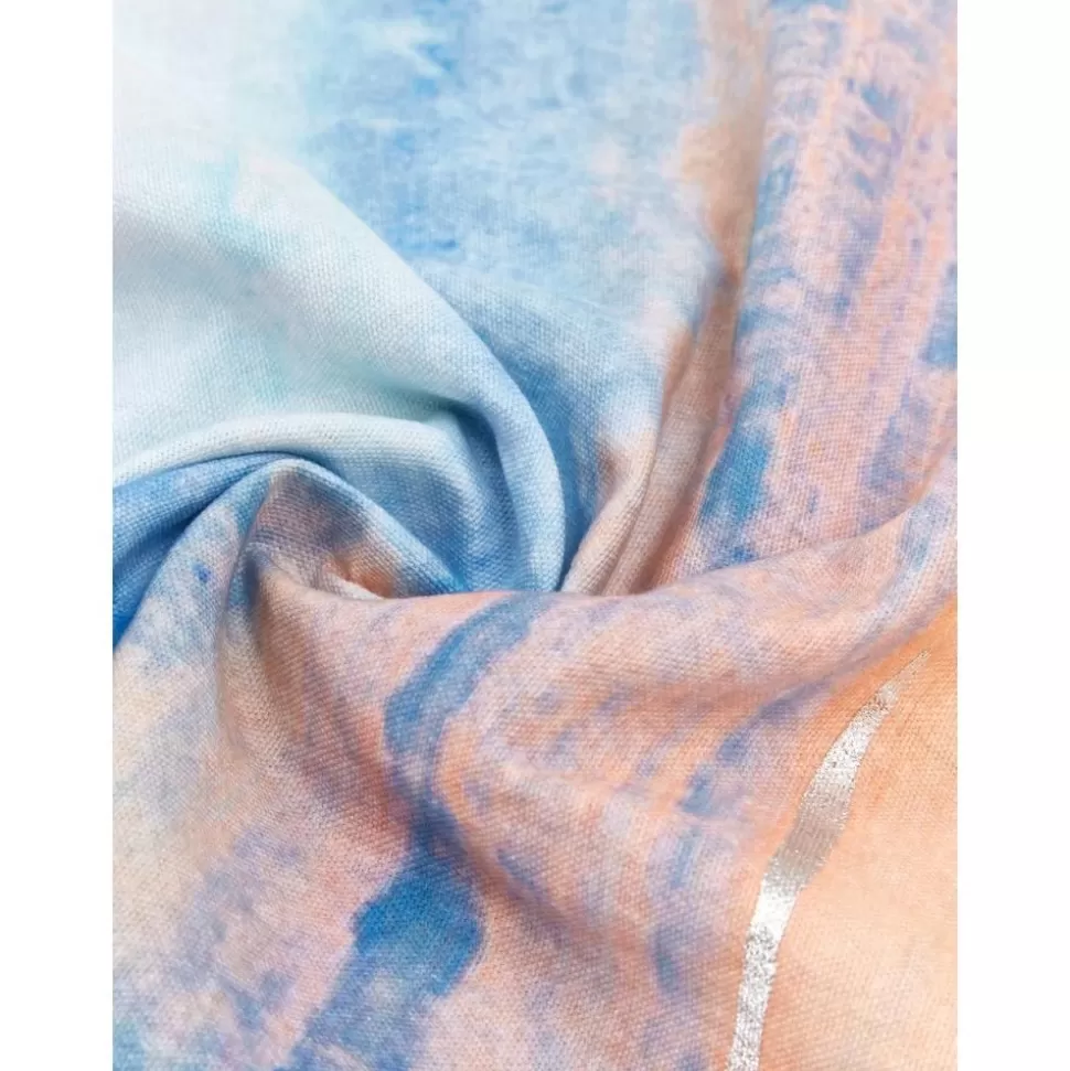 Hot Westwing Collection Kissenhulle Colori Im Aquarell-Look Mit Fransen