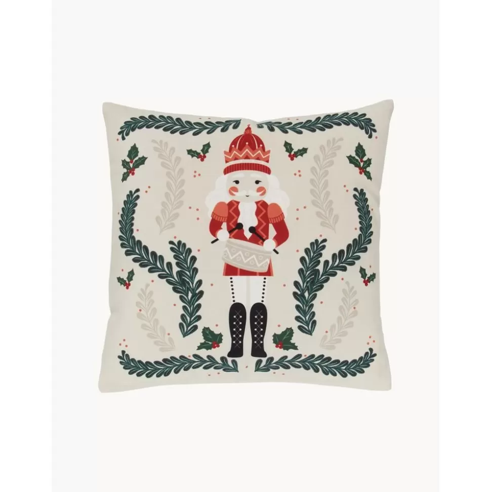 Best Westwing Collection Kissenhulle Drummer Mit Winterlichem Motiv