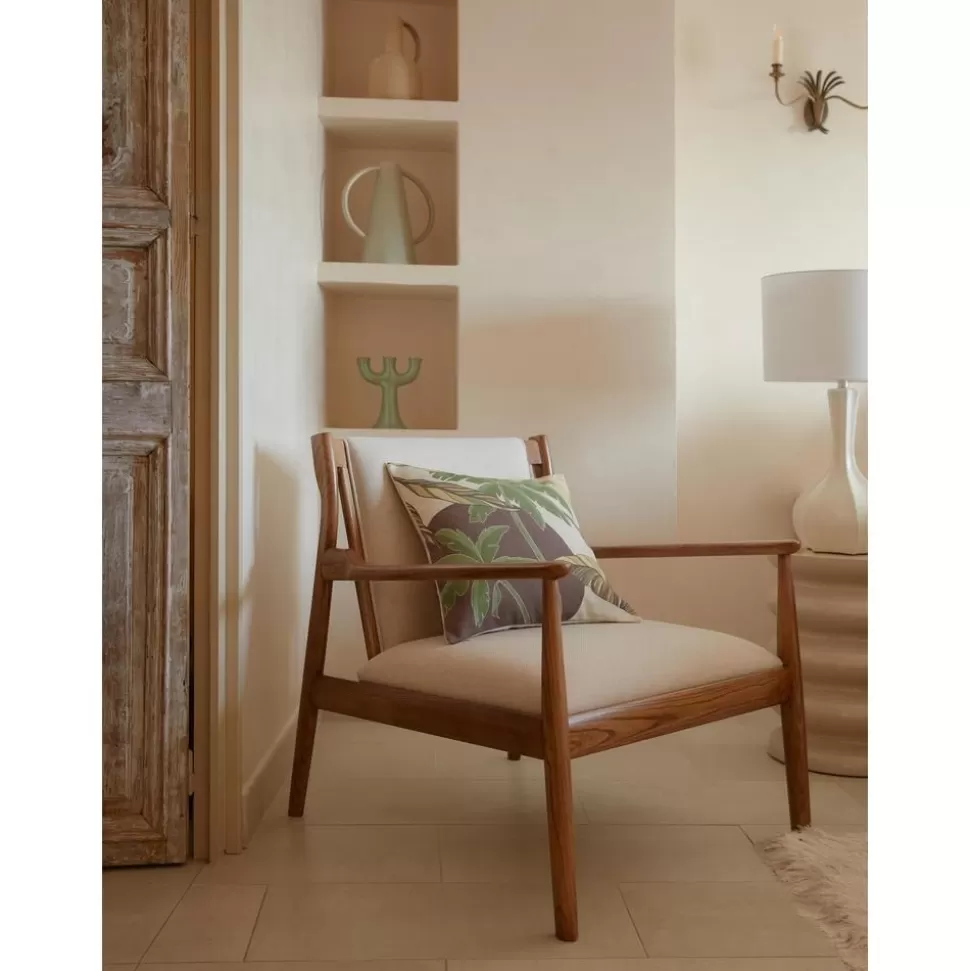 Best Westwing Collection Kissenhulle Miro Mit Palmenmuster