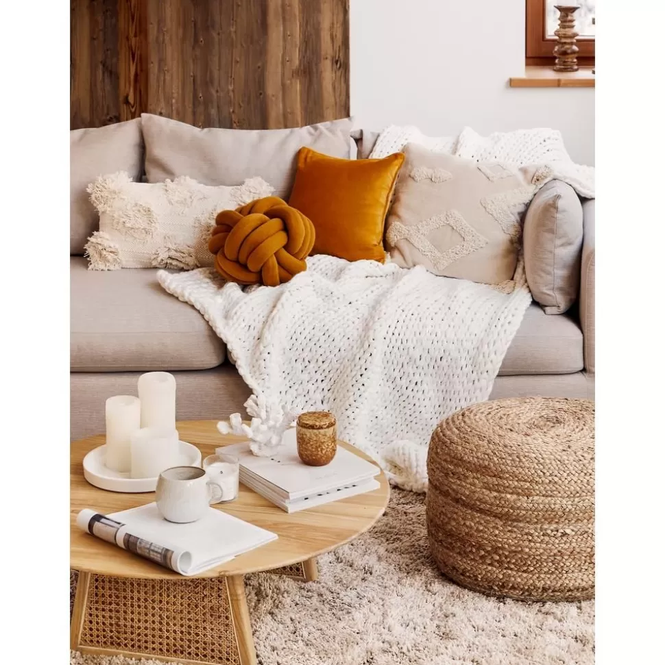 Cheap Westwing Collection Kissenhulle Vana Mit Getufteten Verzierungen