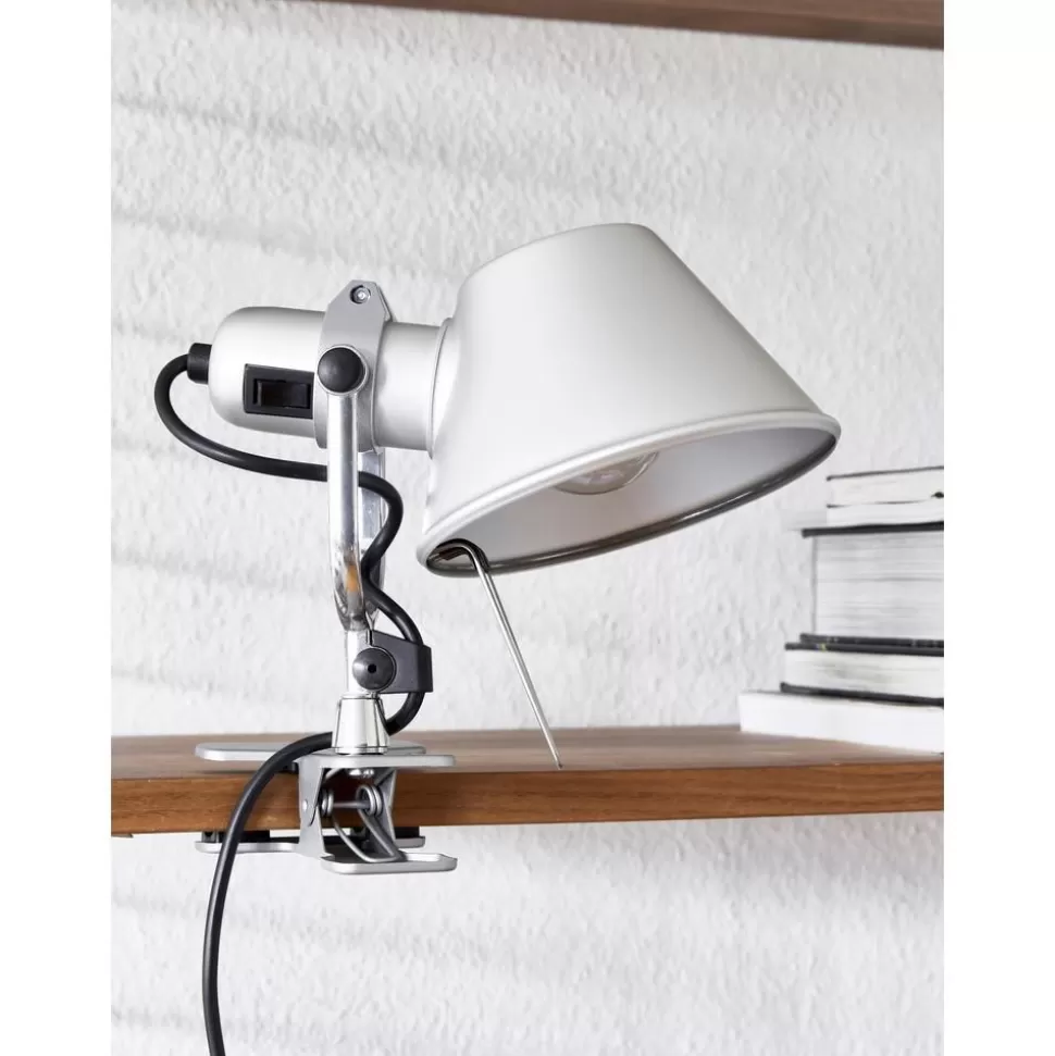 Online Artemide Kleine Klemm-Schreibtischlampe Tolomeo Pinza