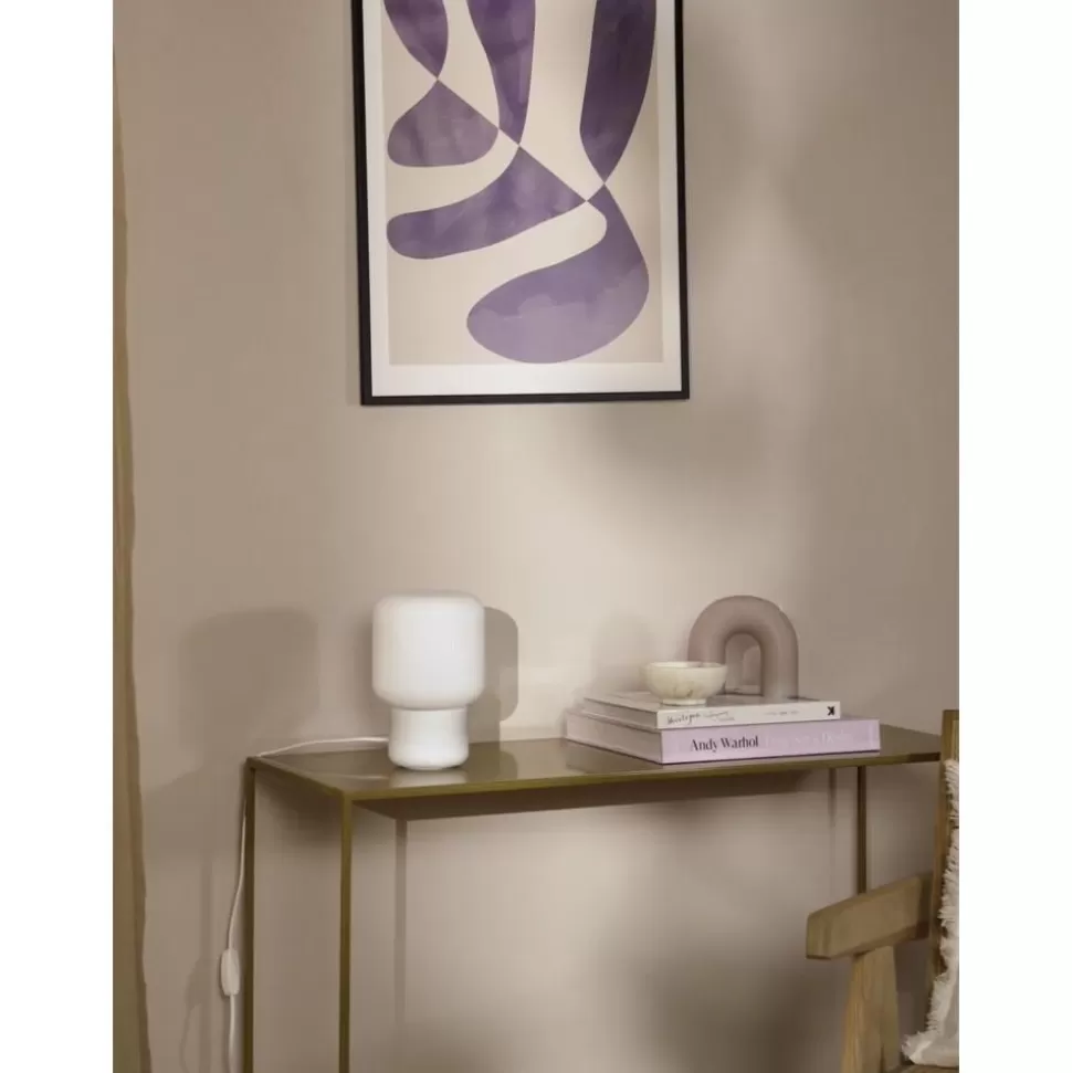 Discount Westwing Collection Kleine Tischlampe Marlon Aus Glas