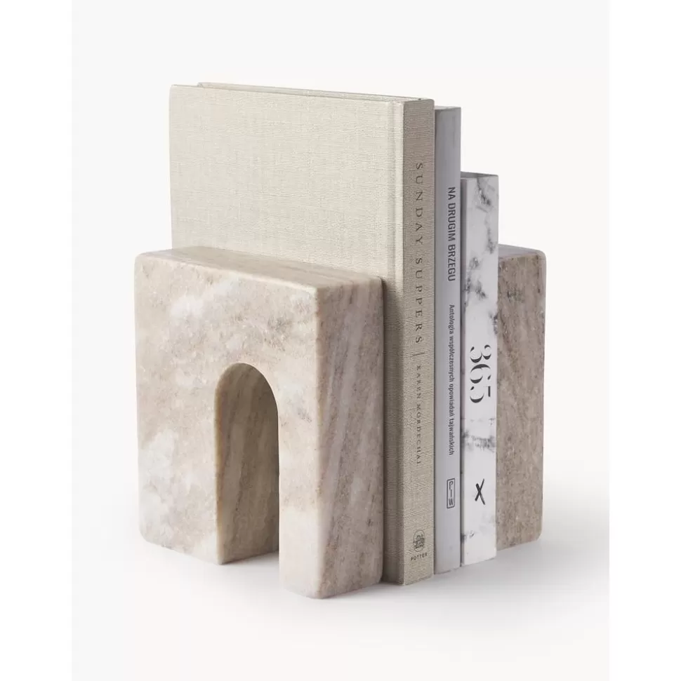 marmorbuchstutzen_kai_2_stuck_2-5.webp Best Sale Westwing Collection Marmor-Buchstutzen Kai, 2 Stuck