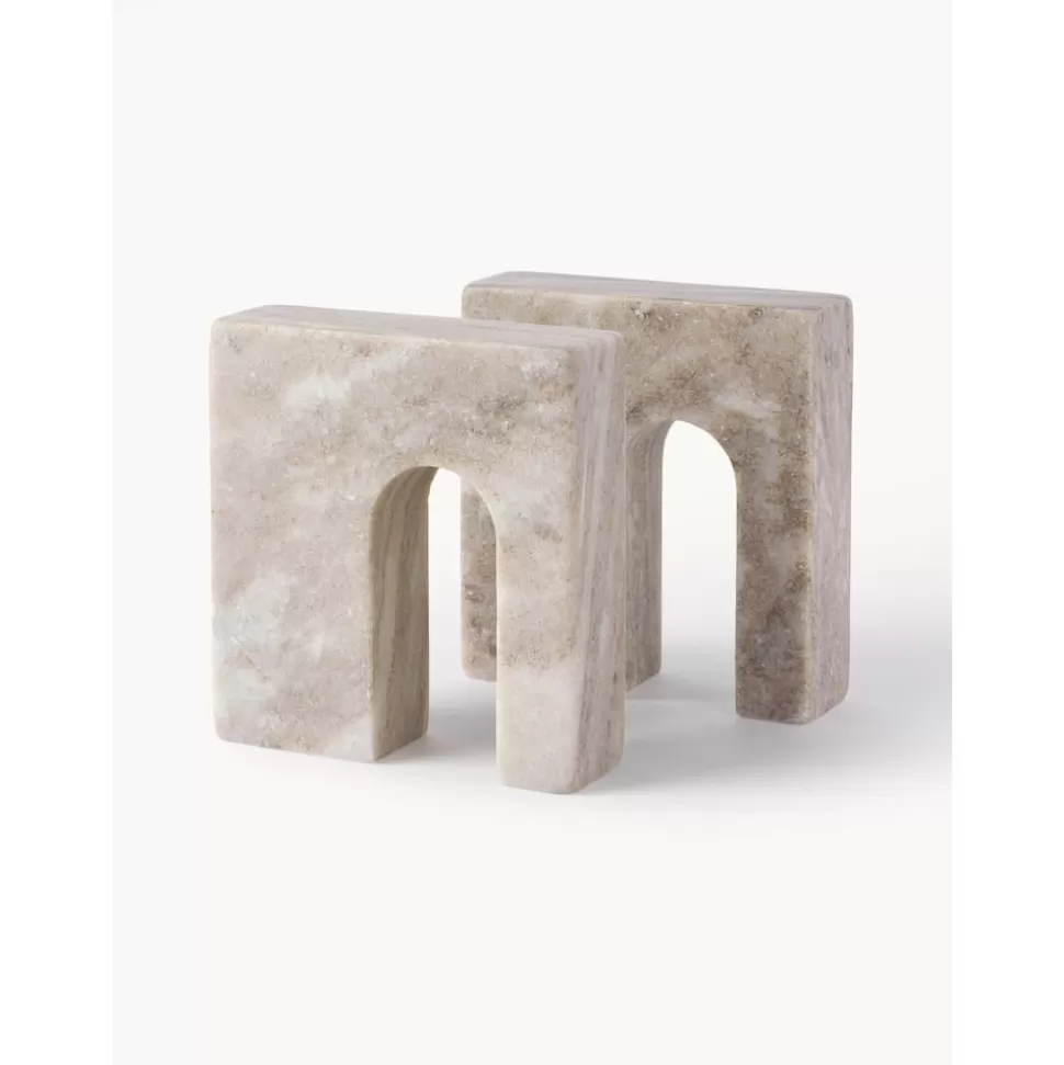 marmorbuchstutzen_kai_2_stuck_3-5.webp Best Sale Westwing Collection Marmor-Buchstutzen Kai, 2 Stuck