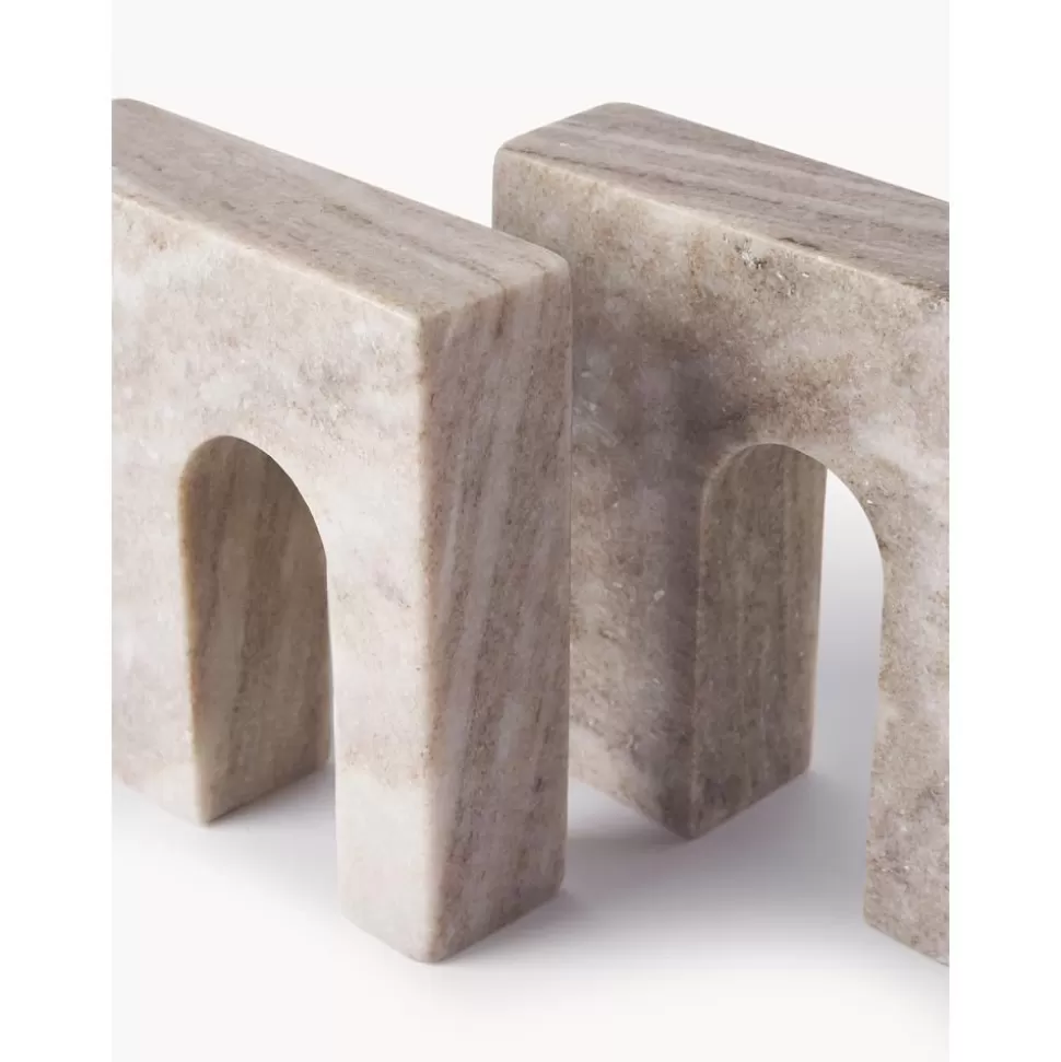 marmorbuchstutzen_kai_2_stuck_4-5.webp Best Sale Westwing Collection Marmor-Buchstutzen Kai, 2 Stuck