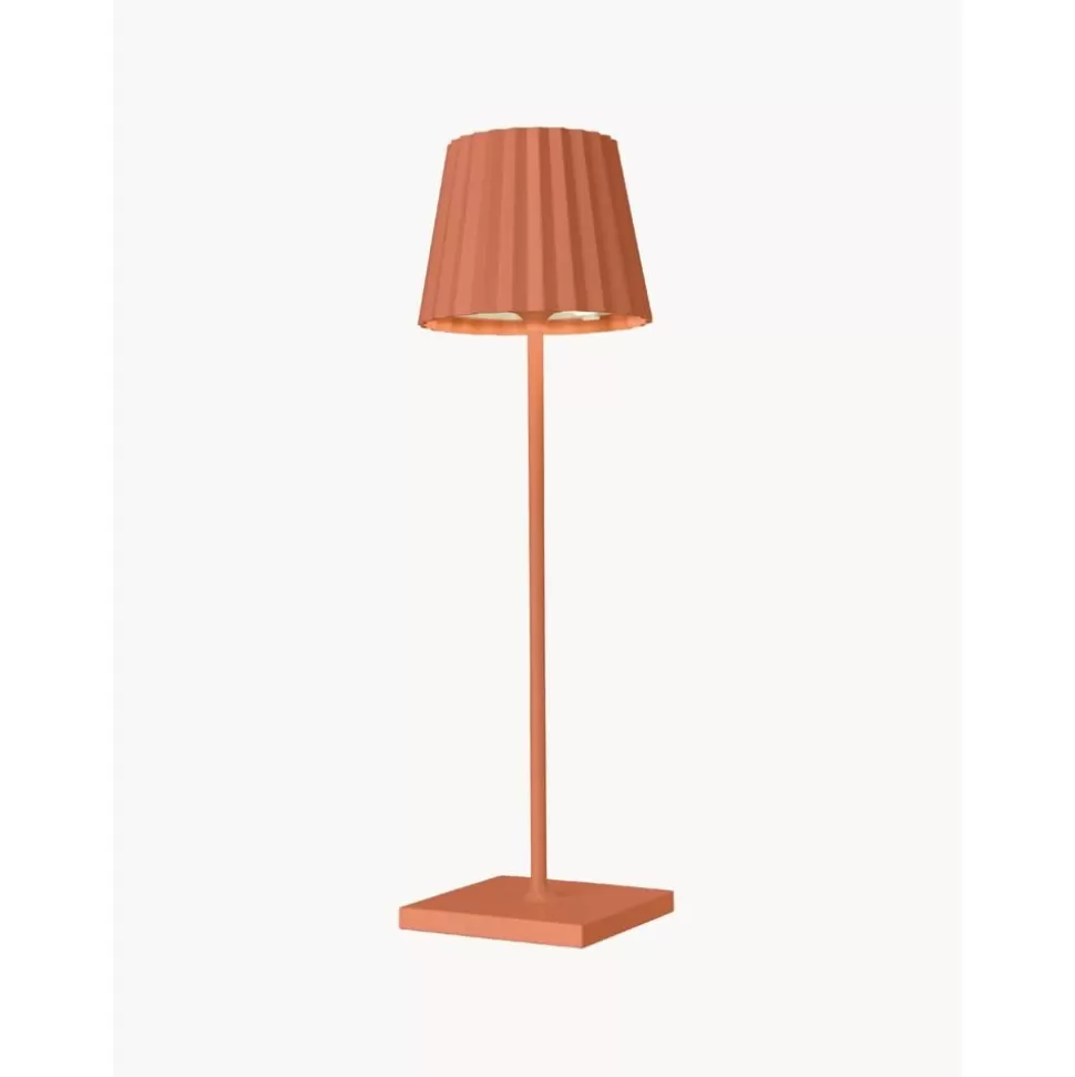 Clearance Sompex Mobile Dimmbare Ausentischlampe Trellia In Orange