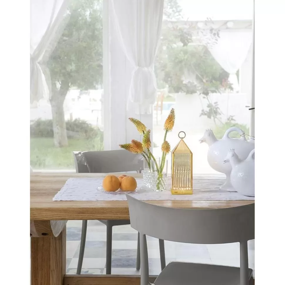 Store Kartell Mobile Outdoor Tischlampe Lantern Mit Ladestation, Dimmbar