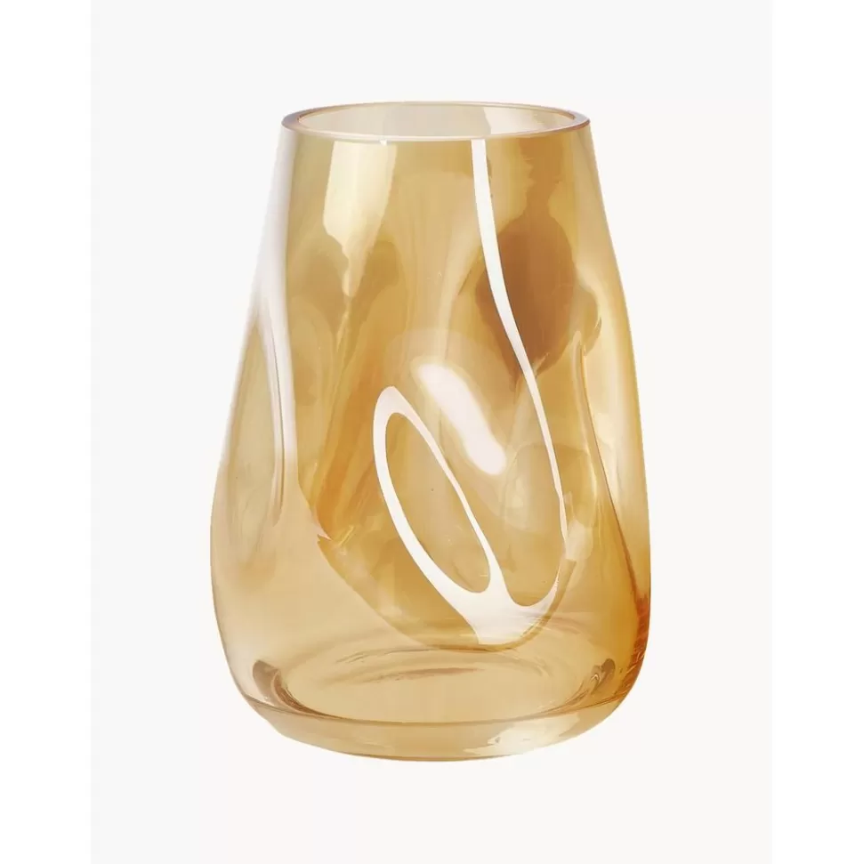 Clearance Westwing Collection Mundgeblasene Glas-Vase Luster