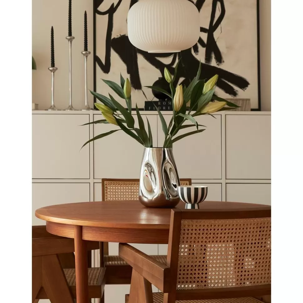 Fashion Westwing Collection Mundgeblasene Glas-Vase Mirror