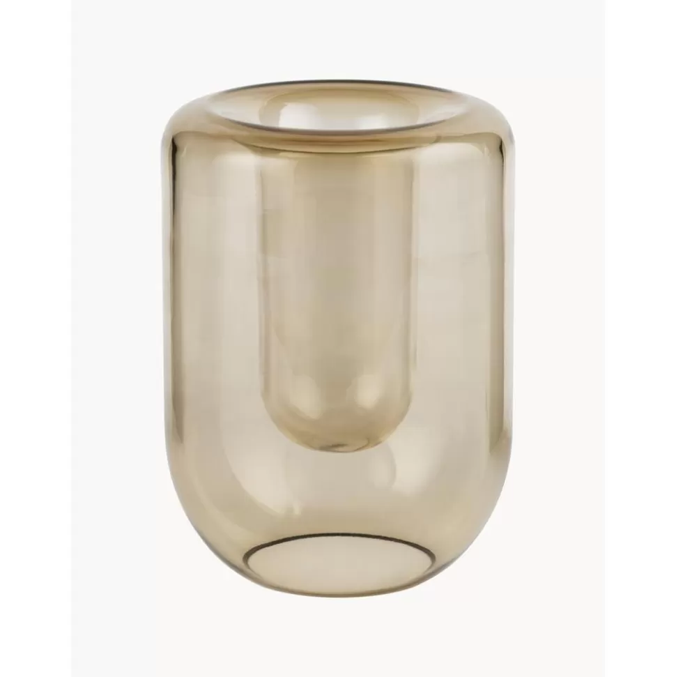 Store Kristina Dam Mundgeblasene Glas-Vase Opal, H 20 Cm