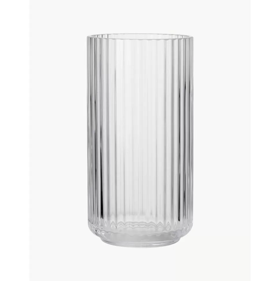 Outlet Lyngby Porcelaen Mundgeblasene Vase Lyngby, H 21 Cm