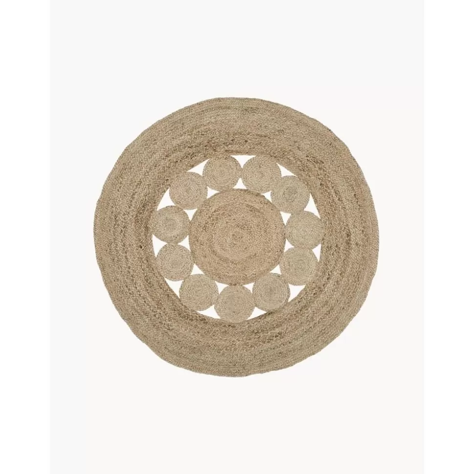 Online Westwing Collection Runder Jute-Teppich Tapu, Handgefertigt