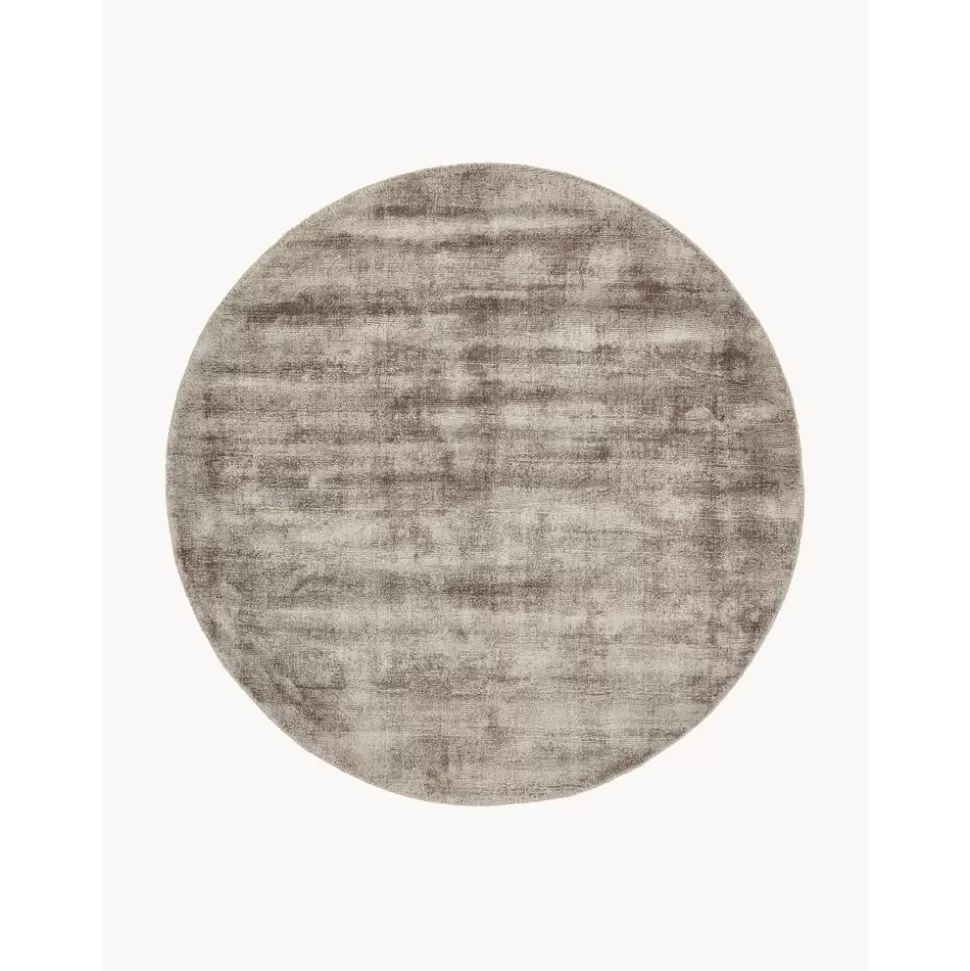 New Westwing Collection Runder Viskoseteppich Jane, Handgewebt