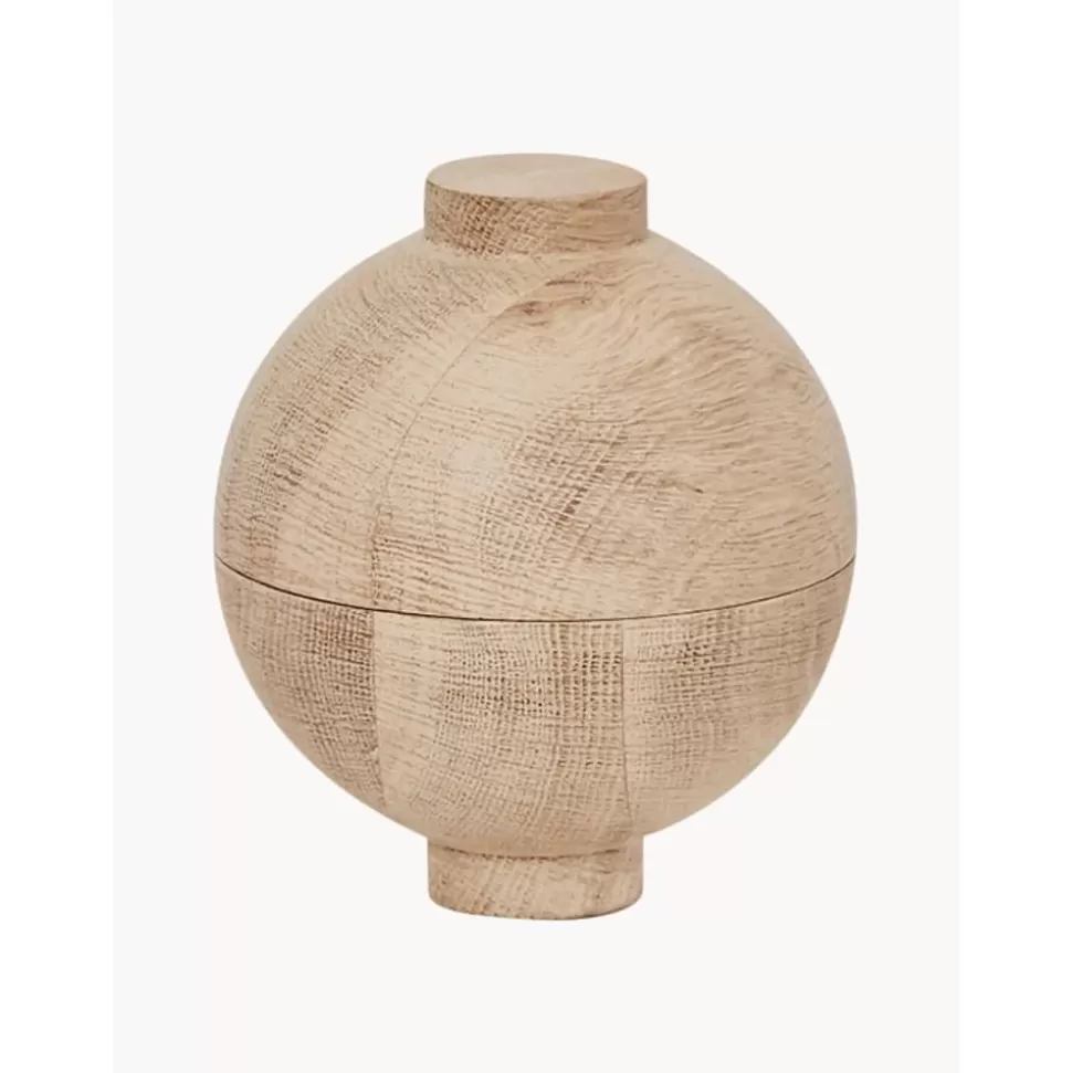 Best Sale Kristina Dam Schmuckkastchen Wooden Sphere Aus Eichenholz