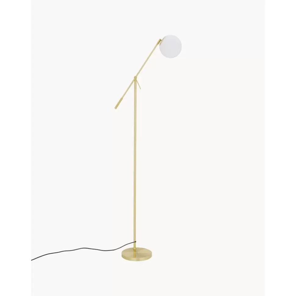 New Westwing Collection Stehlampe Moon Aus Opalglas