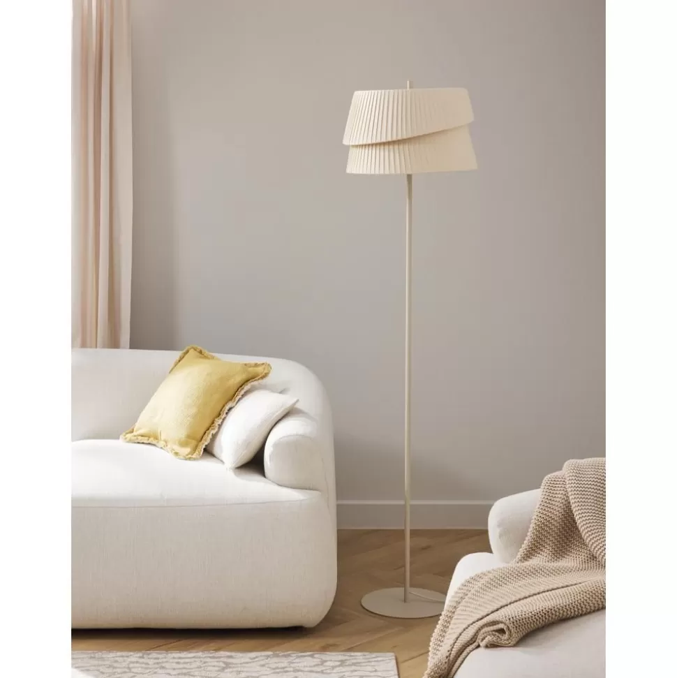 Online Westwing Collection Stehlampe Nyla Mit Asymmetrischem Lampenschirm