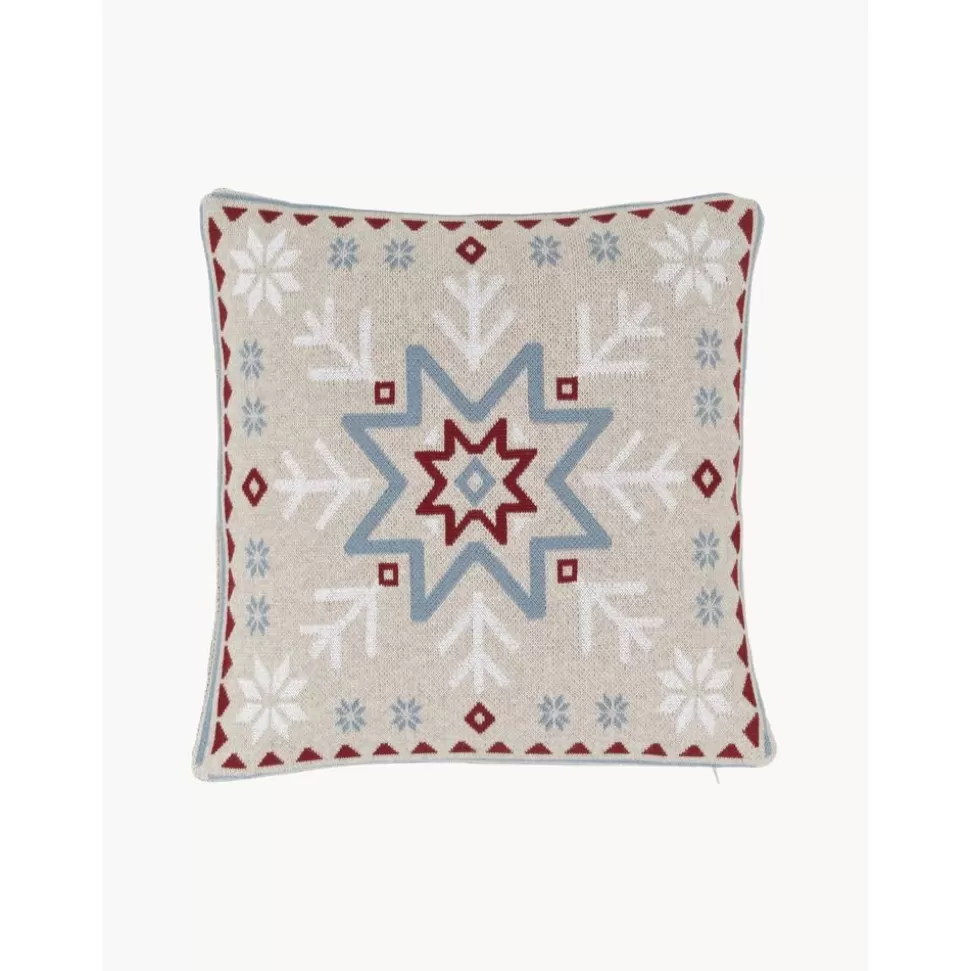 Clearance Westwing Collection Strick-Kissenhulle Snowflake