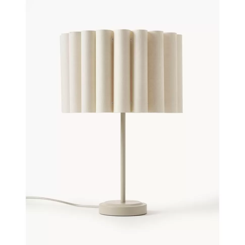 Outlet Westwing Collection Tischlampe Lucina Aus Leinen