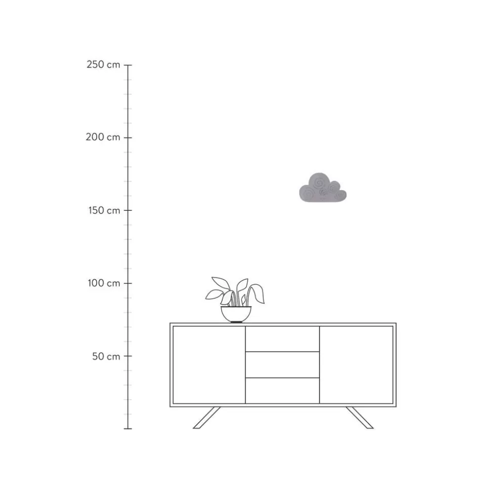 Hot Roommate Wandleuchte Cloud In Wolken-Form